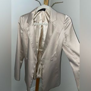 Naked Wardrobe Pearl Pink Blazer